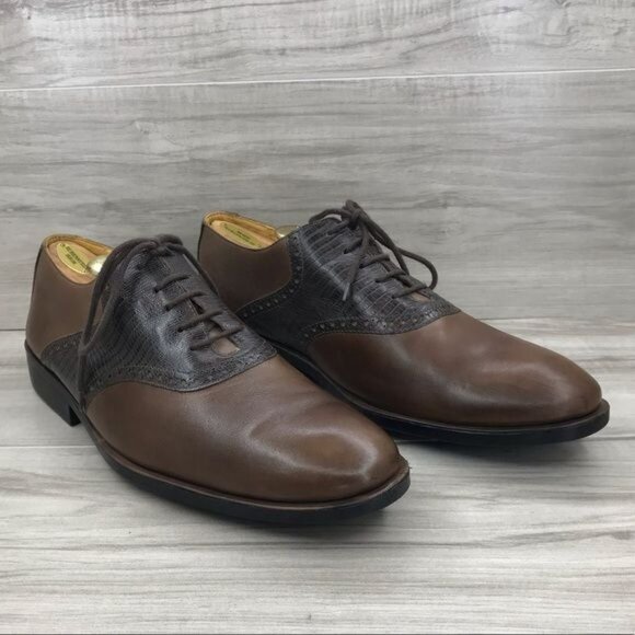 Sandro Moscoloni Oxford Shoes Mens\'s 12 brown Leather 2 tone Lace Up main image 12